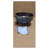 IMPERIAL CARNIVAL GLASS OPEN ROSE BOWL