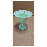 VINTAGE JADEITE PEDASTOL COMPOTE
