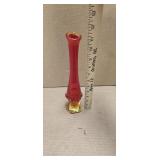 AMBERINA ART GLASS VASE