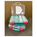 3 PLASTIC ORGANIZERS