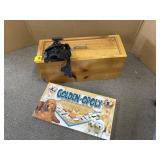 DOG MONOLOPY GAME,  PET HARNESS & WOODEN BOX