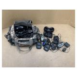 LARGE LOT OF WALKIE TALKIES & CHARGER