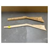 2 UNFINISHED MUZZLE LOADER STOCKS