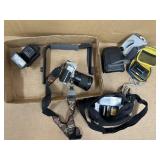MINOLTA SRT201 CAMERA & SUPPLIES