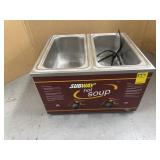 2 BIN FOOD WARMER