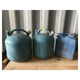 3 KEROSENE FUEL CANS