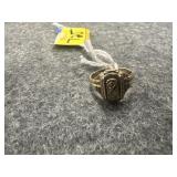 GOLD COLORED RING MARKED 10KT