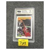 '91 HOOPS #536 MICHAEL JORDAN GRADED CARD