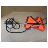 SLOW MOVING VEHICLE SIGN & PROPANE TORCH