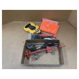 100' TAPE, PET STAKES, GUN RACK & SAFETY VEST
