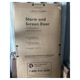 36' STORM DOOR-NEW