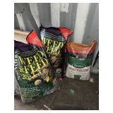 3 BAGS OF WEED & FEED & WEED CONTROL