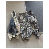 2 HUNTING JACKETS & HUNTING PANTS-SIZE LARGE