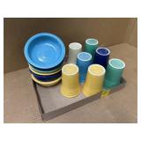 VINTAGE FIESTAWARE GLASSES & BOWLS