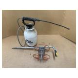 2 GALLON PUMP SPRAYER & WIRE REEL