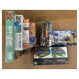 LEGOS, PUZZLES & DVD'S