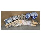 STEINS, PLATES & SHELF