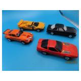 (4) c1980s TRANSFORMER CarType Toys 3.5"ish