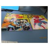 (2) c1977 SPIDERMAN & STAR TREK Record~Books VG+