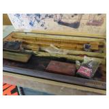 Antique Wooden Stamp Lettering Set in Box