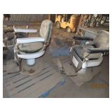 (2) Antique Barber Chairs