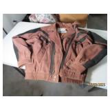 vtg ADLER Mens LG Brown SuedeType Coat
