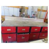 Mega ULTRA FULL 97" Metal Cabinet Workbench HEAVY