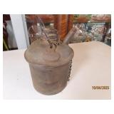 Antique Steel EAGLE embossed RR? Oil Can 8"