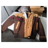 OSCAR PIEL mensXXL SouthWest Brown/Lined Coat
