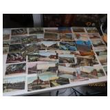 approx (50) vintage PUEBLO CO Post Cards