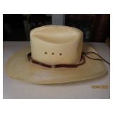 Classic vtg MILANO StrawLook Cowboy Hat 7 1/2