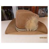 vintage early HighHat Cowboy XL Hat handmade