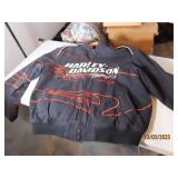 vtg HARLEY mensXL Cloth SCREAMING EAGLES Coat