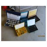 (5) Metal Organizer Nut/Bolt Bins FULL $$