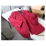 vtg Burgandy Red LARRY MAHAN