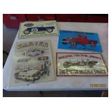 (4) ManCaveType Tin Metal 16" Signs CAR related