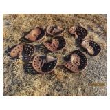 (8) Antique Tractor Seats