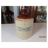 PUEBLO CO "Barnett & Franklin" 1/2gal Whiskey Jug