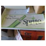 vintage SPRITE 31.5"x12" Tin Metal Sign