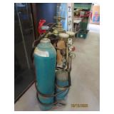 2bottle Portable Torch Set on cart 36"/24"bottles