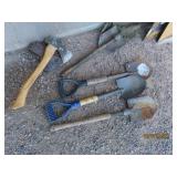 (5) Survival Mini Shovels & vtg COLLINS US Axe