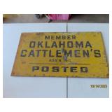 early 18x10 OKLAHOMA CATTLEMEN