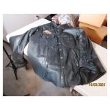vtg HARLEY menXXL ScreamingEagles Black Coat