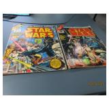 (2) oversized #1+#2 STAR WARS 1977 Comic Books