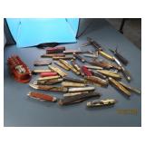 BIG LOT as is Pocket Knives for Parts~Restoration~