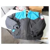 vtg Jackets by PRICE mensXL Cloth ZipUp Coat SKULL