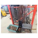 Large LOT HeavyDuty Chains & The Like