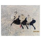 (3) ROOBERS Antique Label Metal Writer Machines