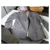 vtg PENDLETON Gray sz44 Sportcoat EXC