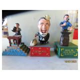 (3) Cast Iron (reproduction) Mechanical Banks EXC